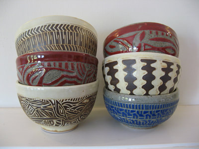 Beth Gabow - Pottery - ceramics - Home Decor - wine country - vineyard - wine - bowls - plates - dinnerware